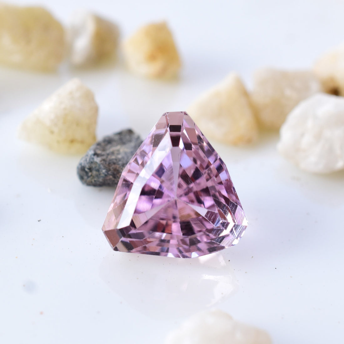 12.60 Ct. Eye Clean Kunzite Faceted Gem