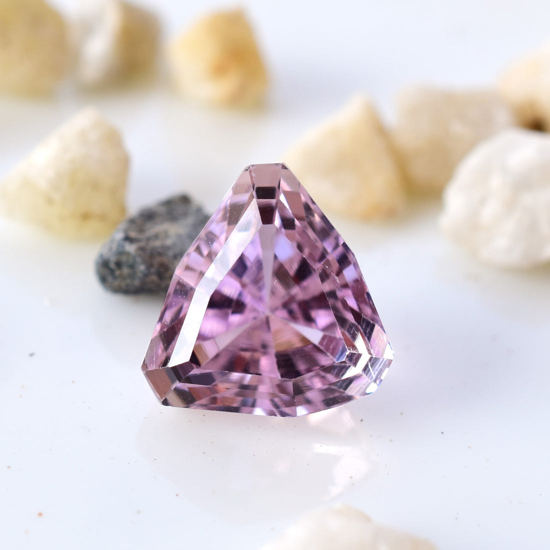 12.60 Ct. Eye Clean Kunzite Faceted Gem