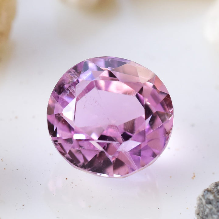 5.65 Ct AA Quality Kunzite Gem Round Facet