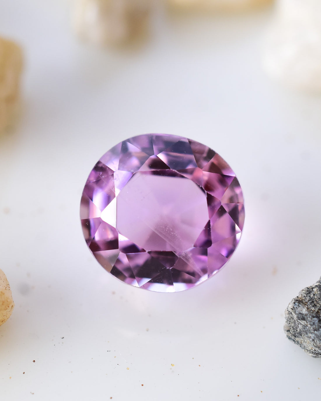 5.65 Ct AA Quality Kunzite Gem Round Facet