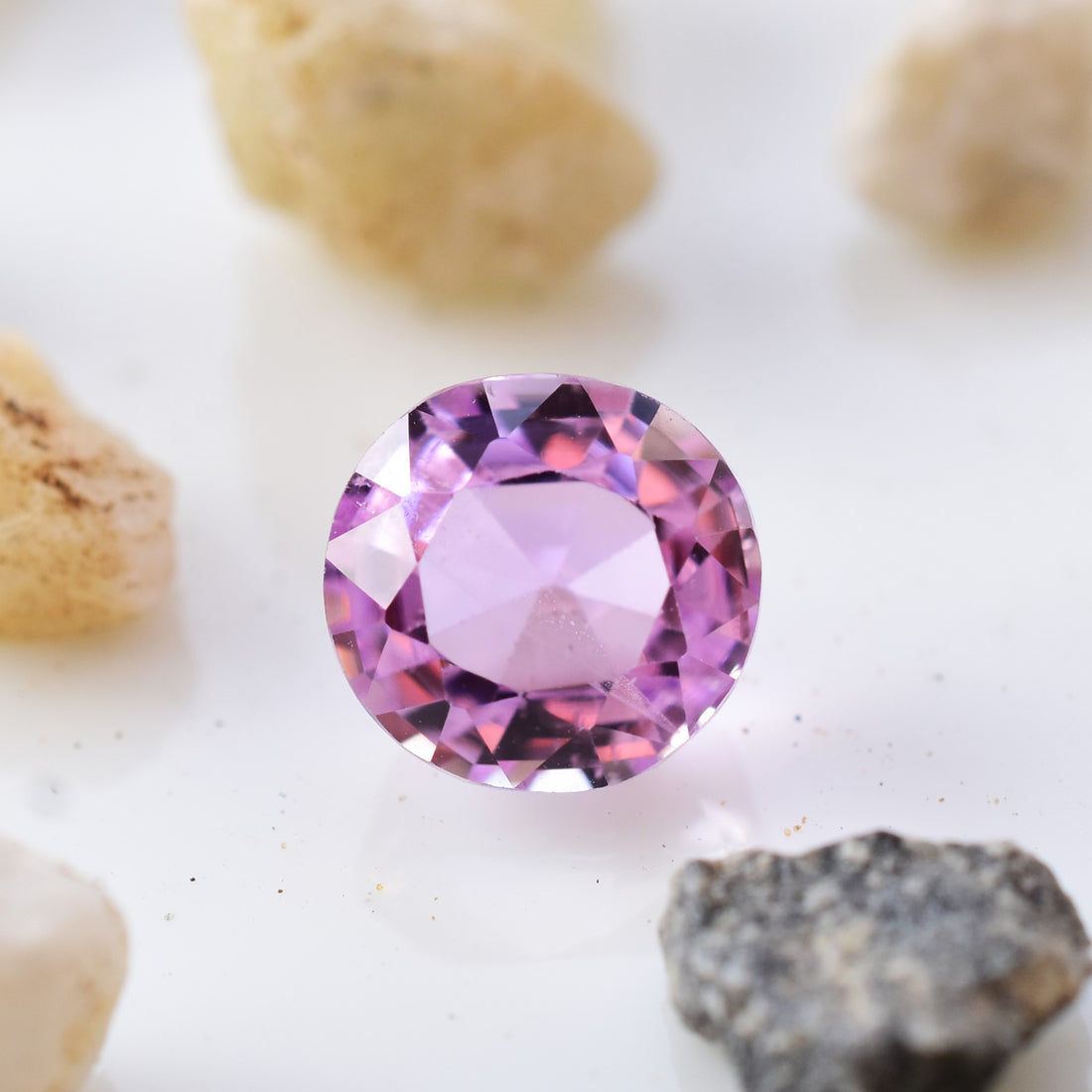 5.65 Ct AA Quality Kunzite Gem Round Facet