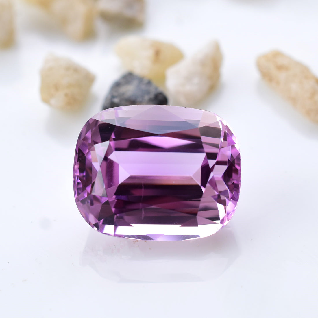 37.90 Ct. Gem Grade Natural Kunzite Cushion Cut Gemstone