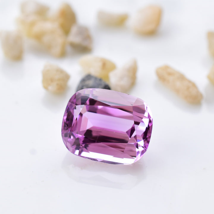 37.90 Ct. Gem Grade Natural Kunzite Cushion Cut Gemstone