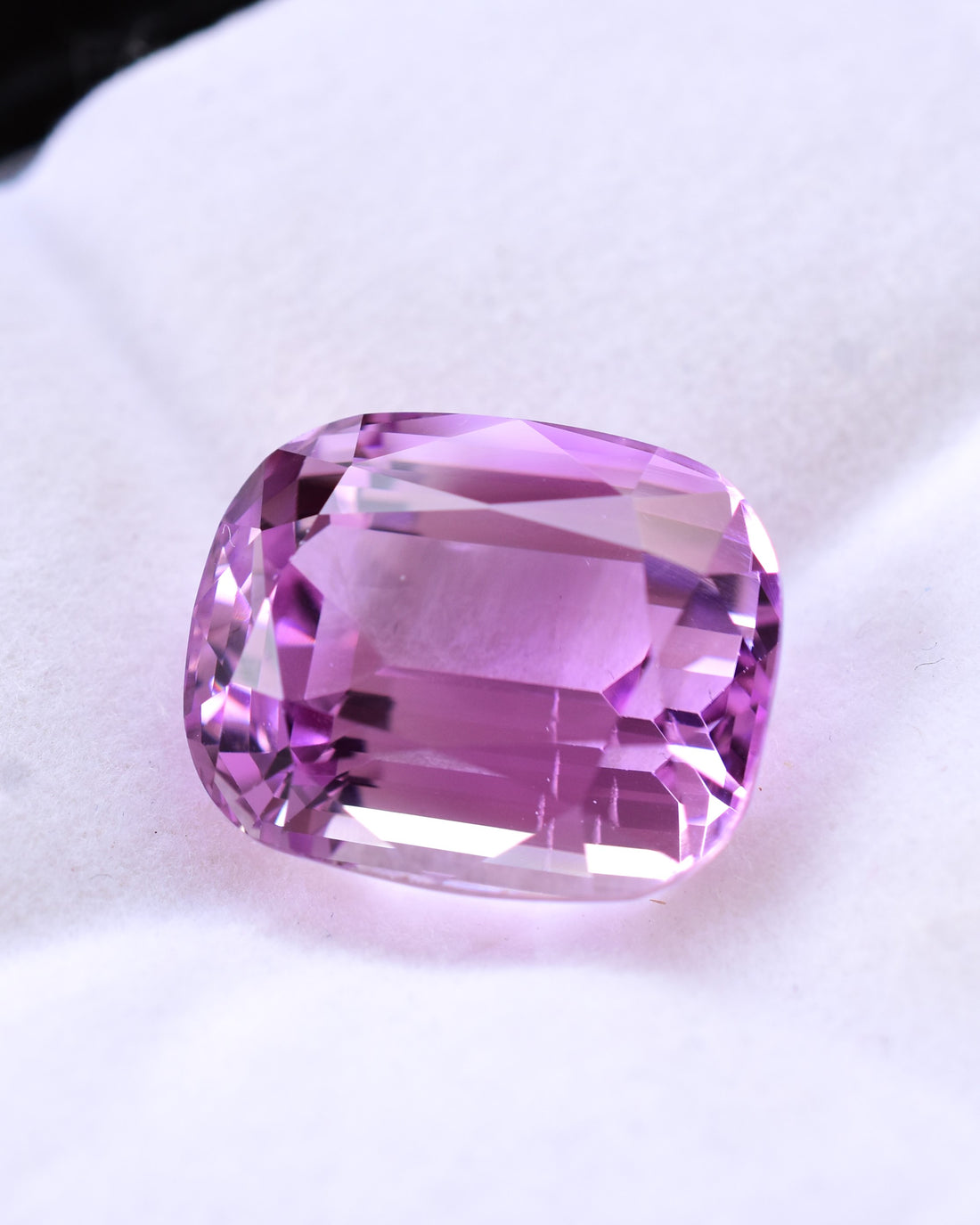 37.90 Ct. Gem Grade Natural Kunzite Cushion Cut Gemstone