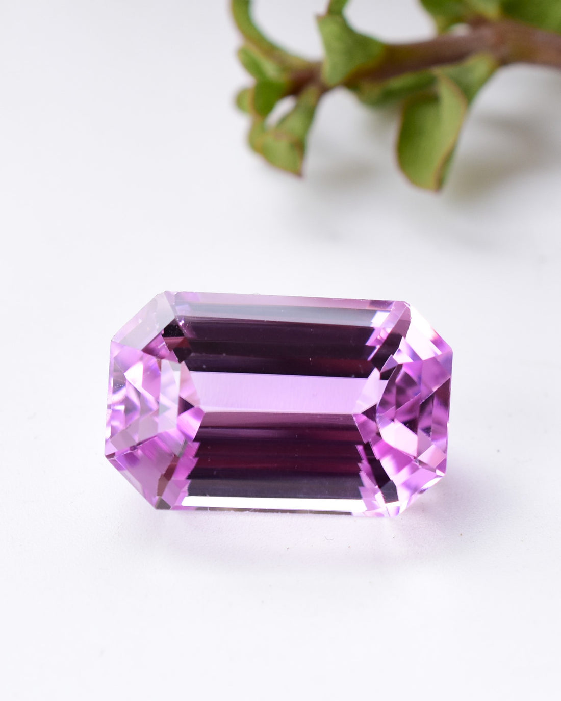 41.10 Ct. Gem Grade Kunzite Large Emerald Cut Gemstone